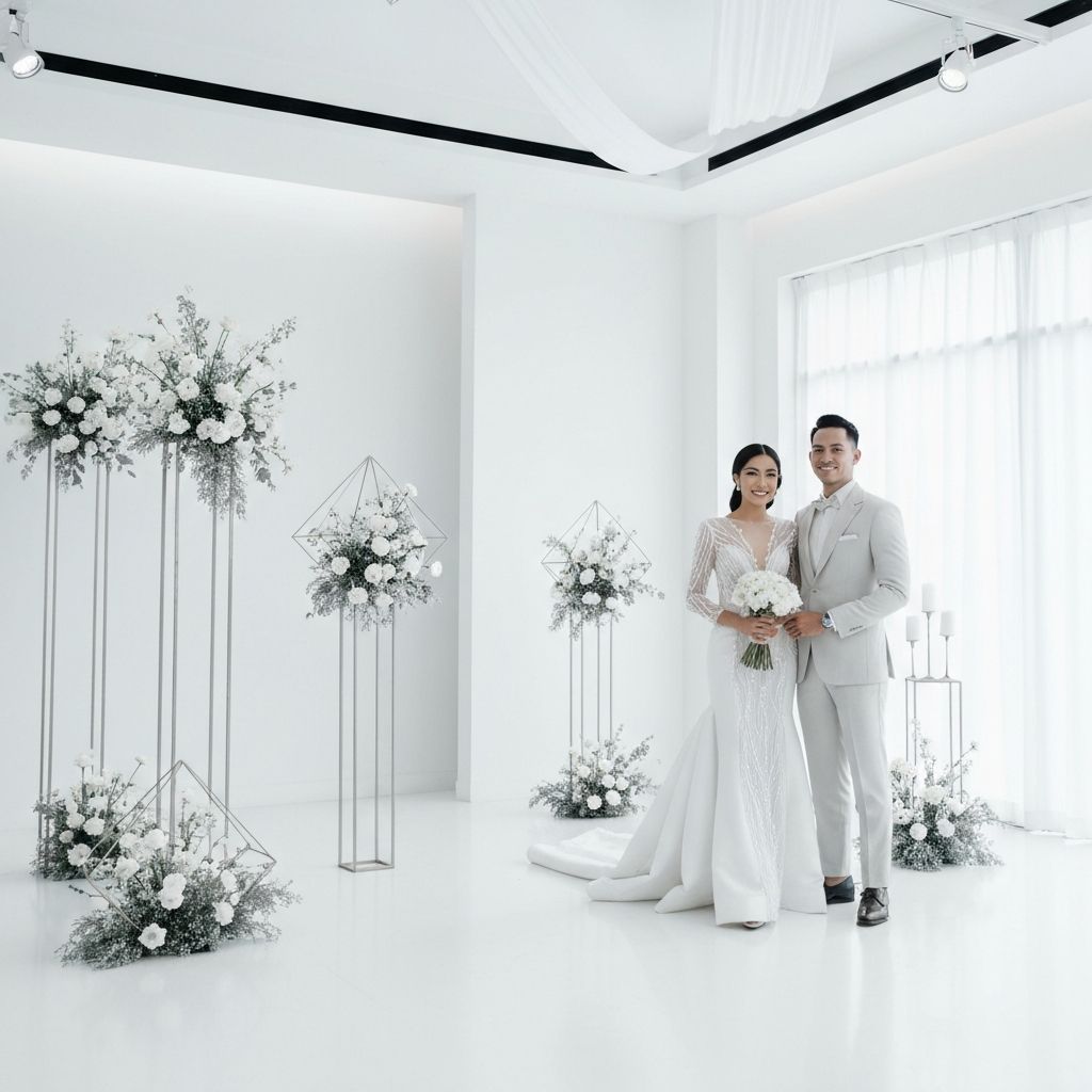 Tema pernikahan Modern Minimalis