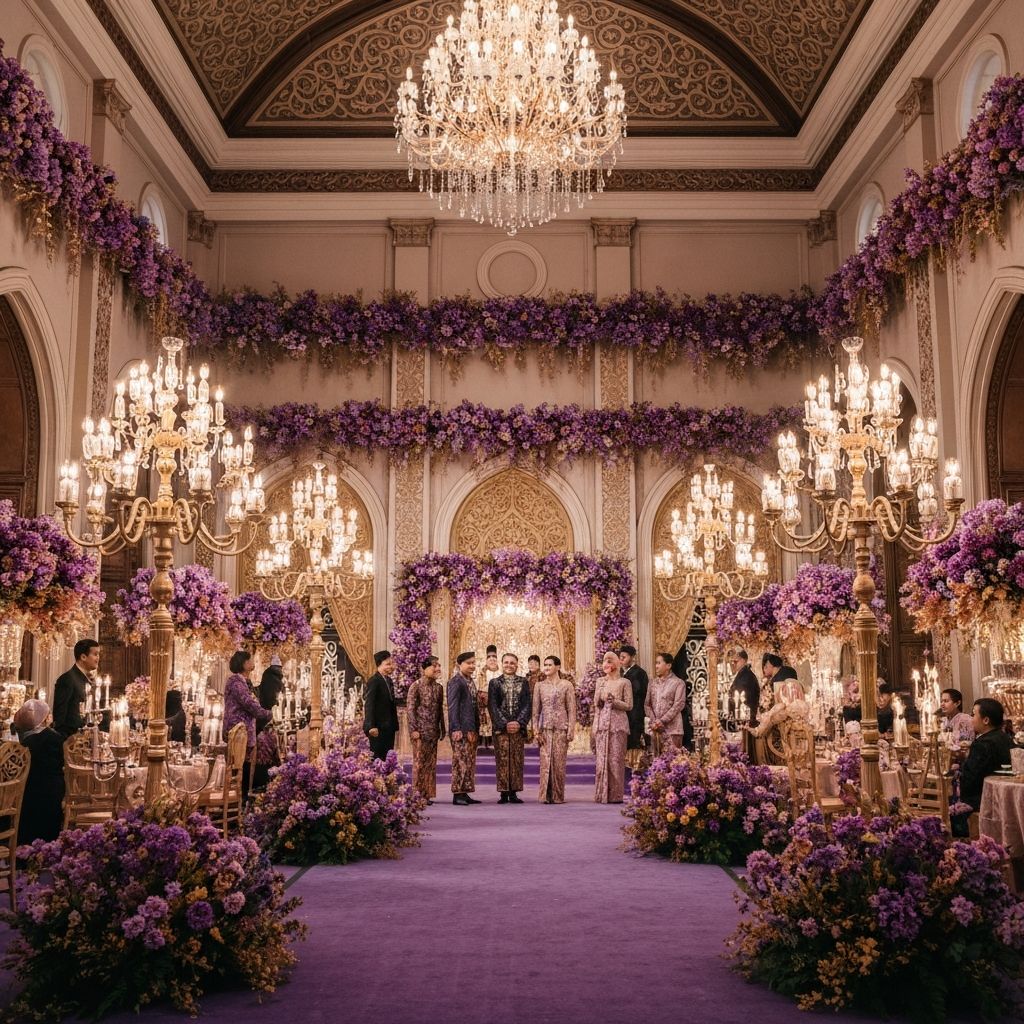 Tema pernikahan Royal Mewah